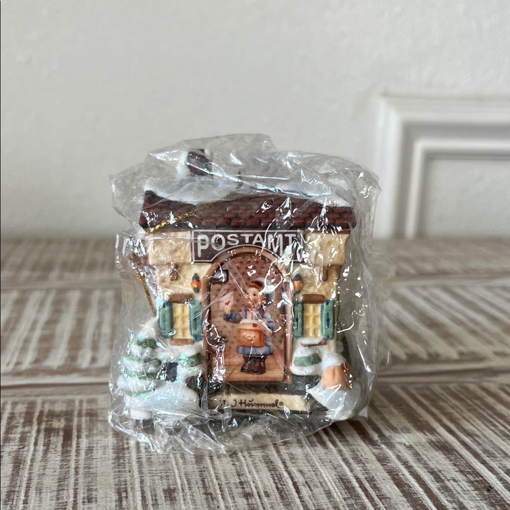 M.J. Hummel Bavarian Village Collection “Christmas mail” or “post office”